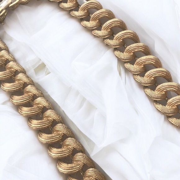 BOGO Monet Ridged Collar Necklace Choker *Read* - Picture 4 of 6